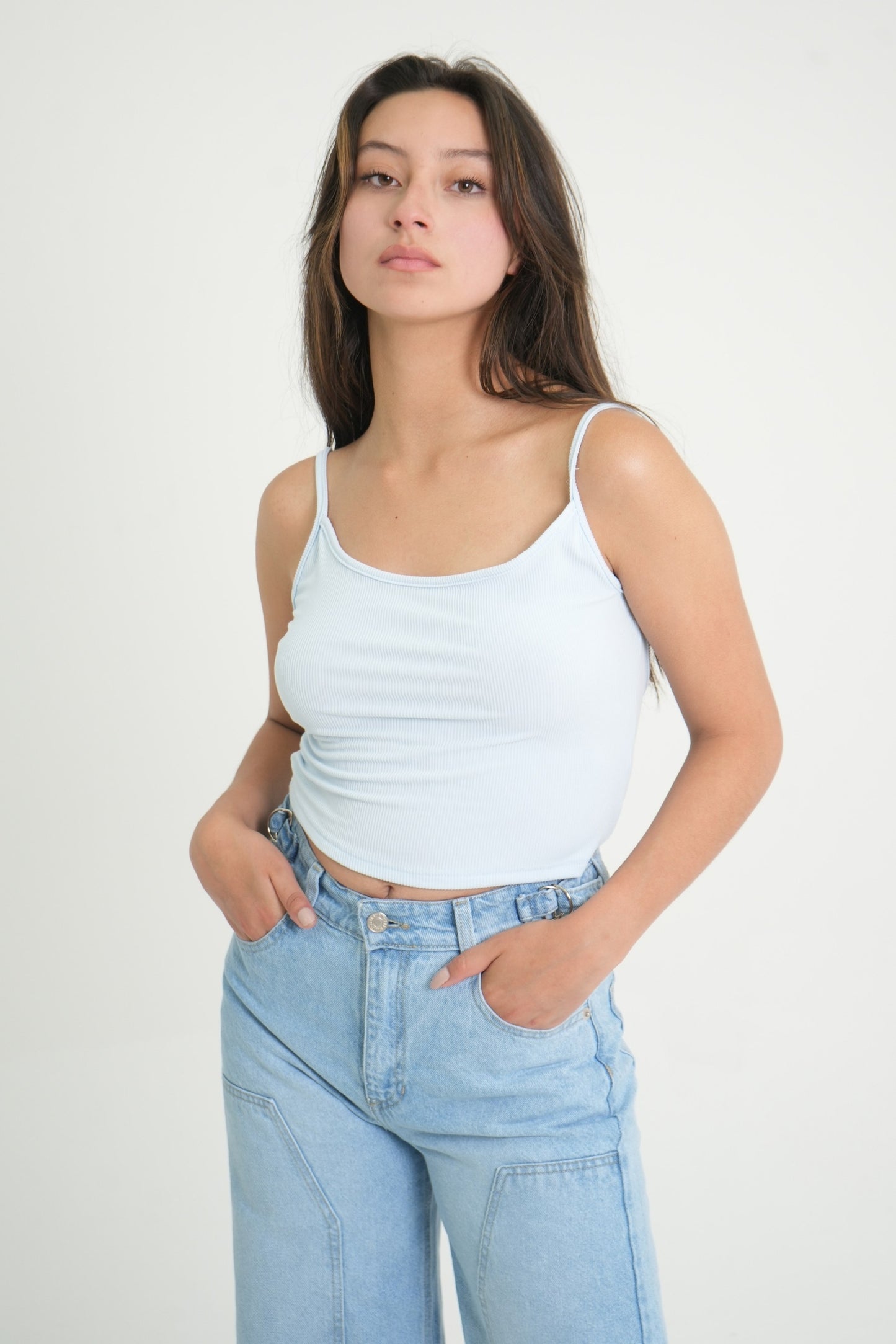 BH TOP CROP RIB TIRANTES 6701