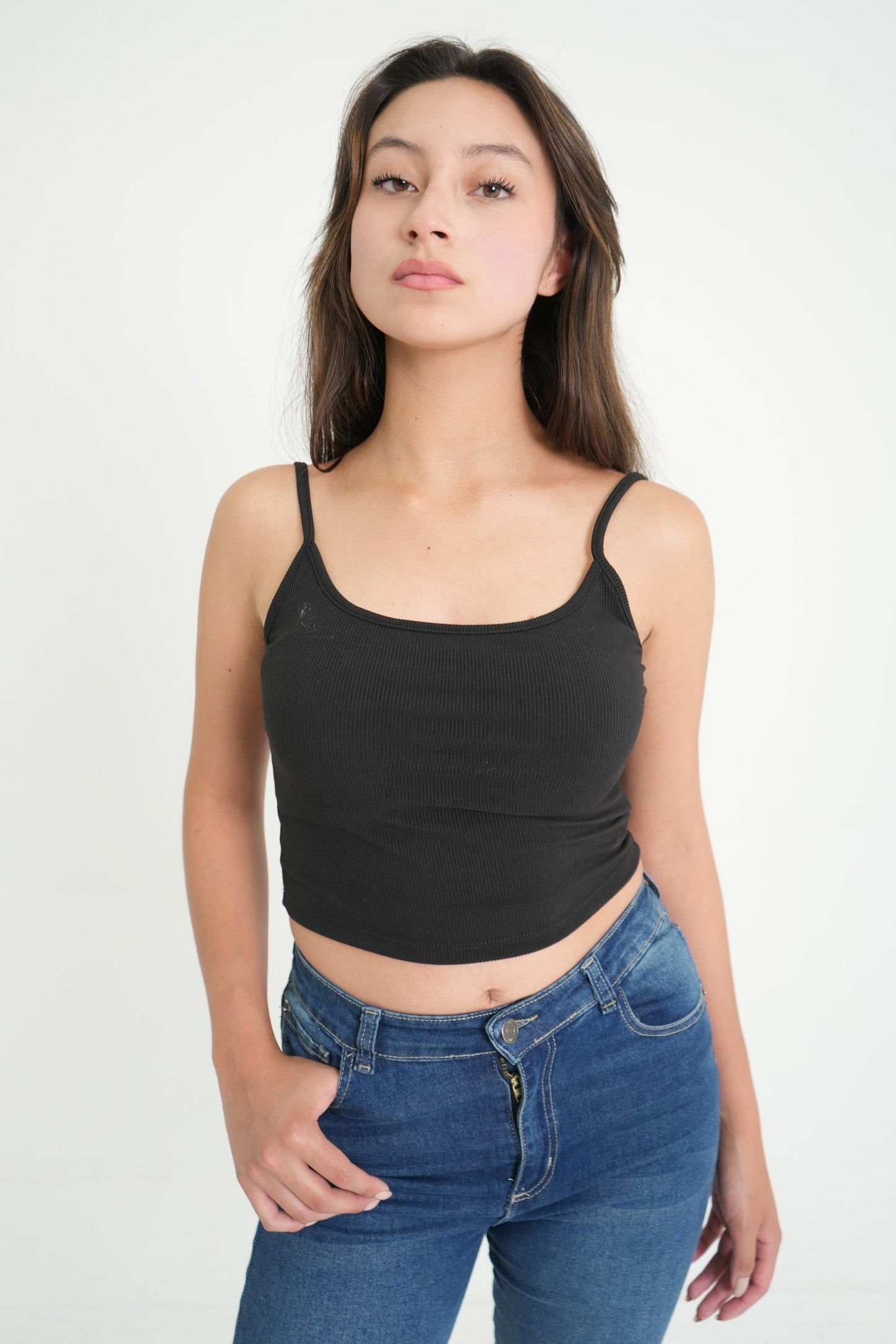 BH TOP CROP RIB TIRANTES 6701