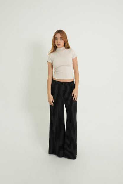 BH TOP CUELLO ALTO RIB 6585