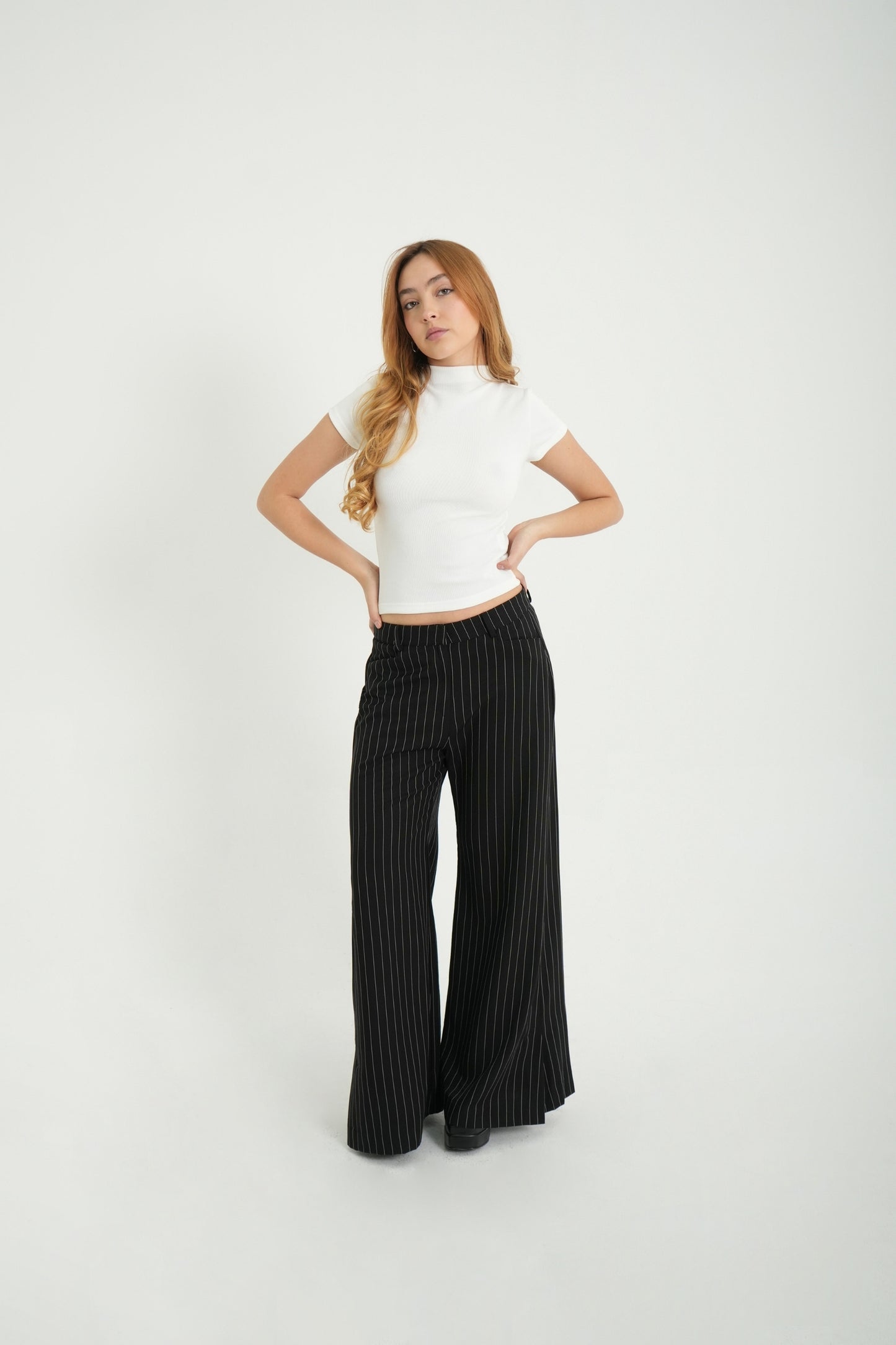 BH TOP CUELLO ALTO RIB 6585