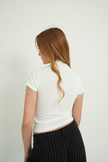 BH TOP CUELLO ALTO RIB 6585