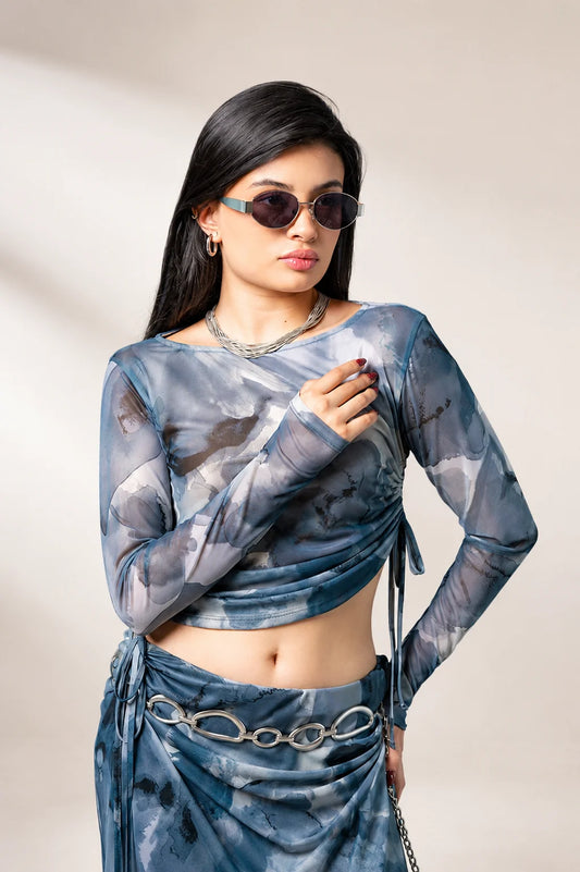 BH TOP MANGA LARGA MESH 8280