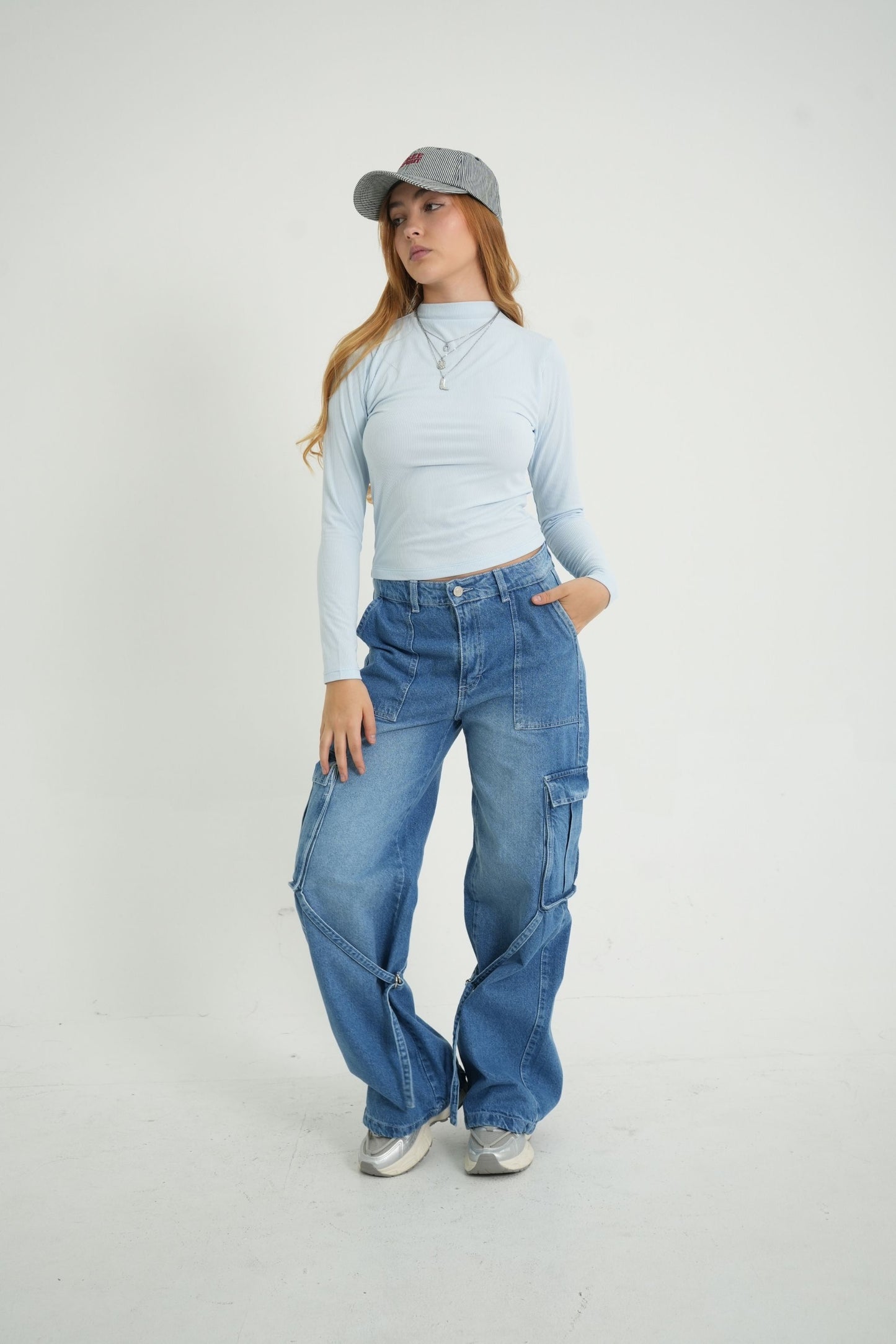 BH TOP RIB CUELLO ALTO MANGA LARGA 6697