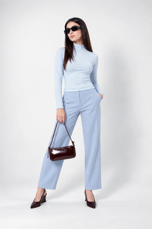 BH TOP RIB CUELLO ALTO MANGA LARGA 6697