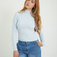 BH TOP RIB CUELLO ALTO MANGA LARGA 6697