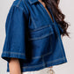 CAMISA CROPEED DENIM B-C 8310.