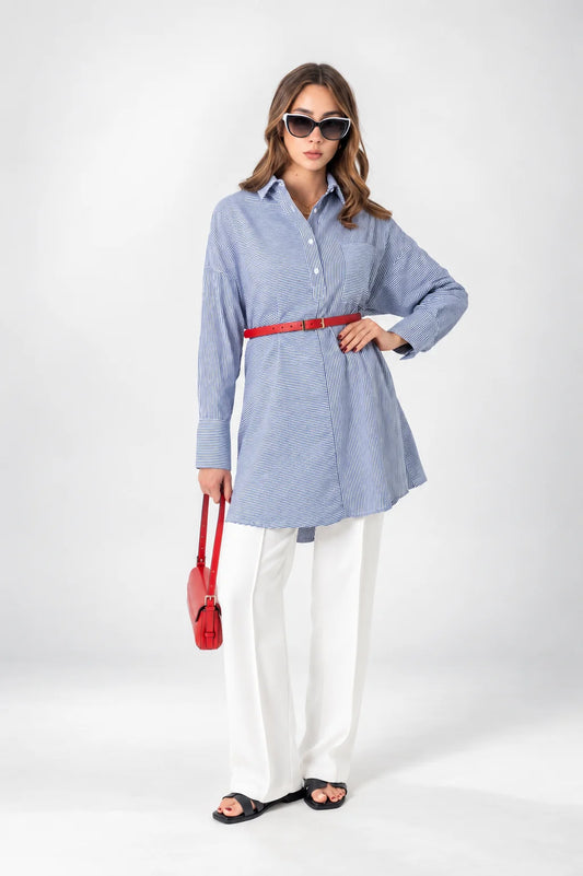 BH VESTIDO CAMISERO OVERSIZE 8025