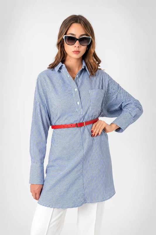 BH VESTIDO CAMISERO OVERSIZE 8025
