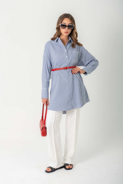 BH VESTIDO CAMISERO OVERSIZE 8025