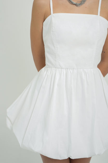 BH VESTIDO CORTO GLOBO POPELINA 6663