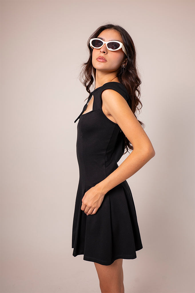 VESTIDO CORTO LAZO E-M 7228.