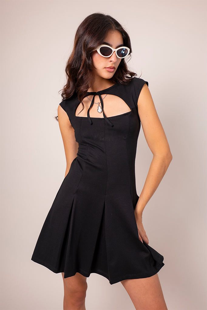 VESTIDO CORTO LAZO E-M 7228.