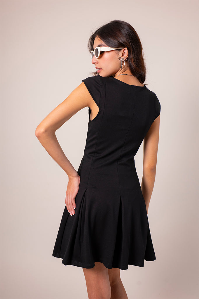 VESTIDO CORTO LAZO E-M 7228.