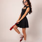 VESTIDO CORTO LAZO E-M 7228.