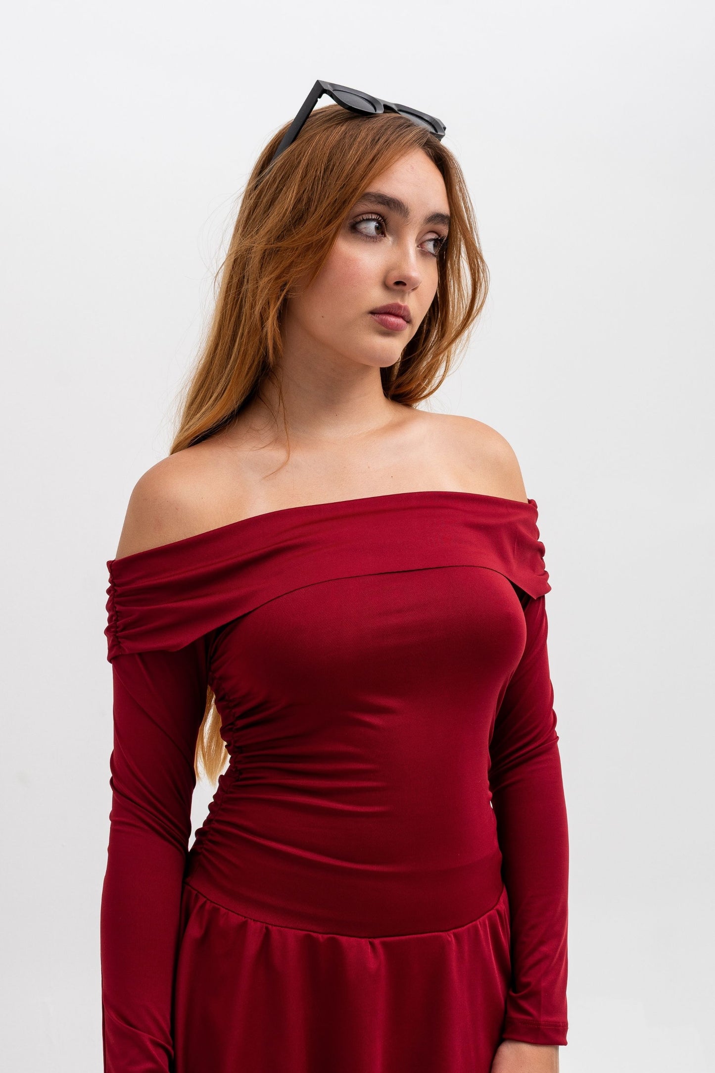 BH VESTIDO CORTO MANGA LARGA 7466