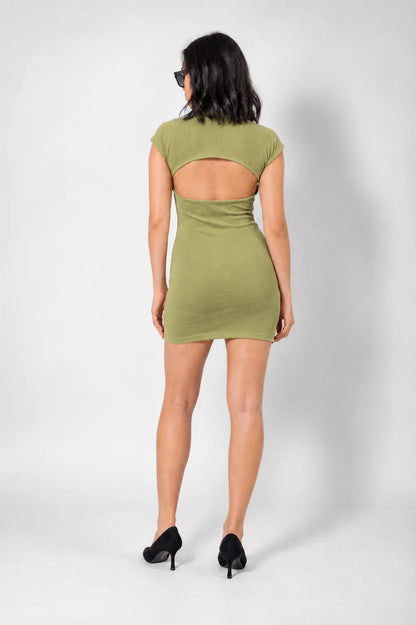 BH VESTIDO CORTO RIB 6581