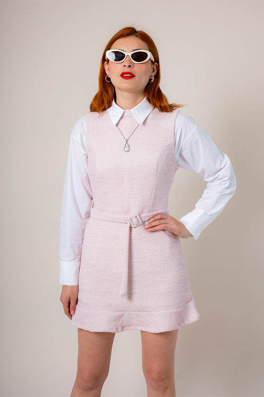 BH VESTIDO CORTO TWEED 8493.