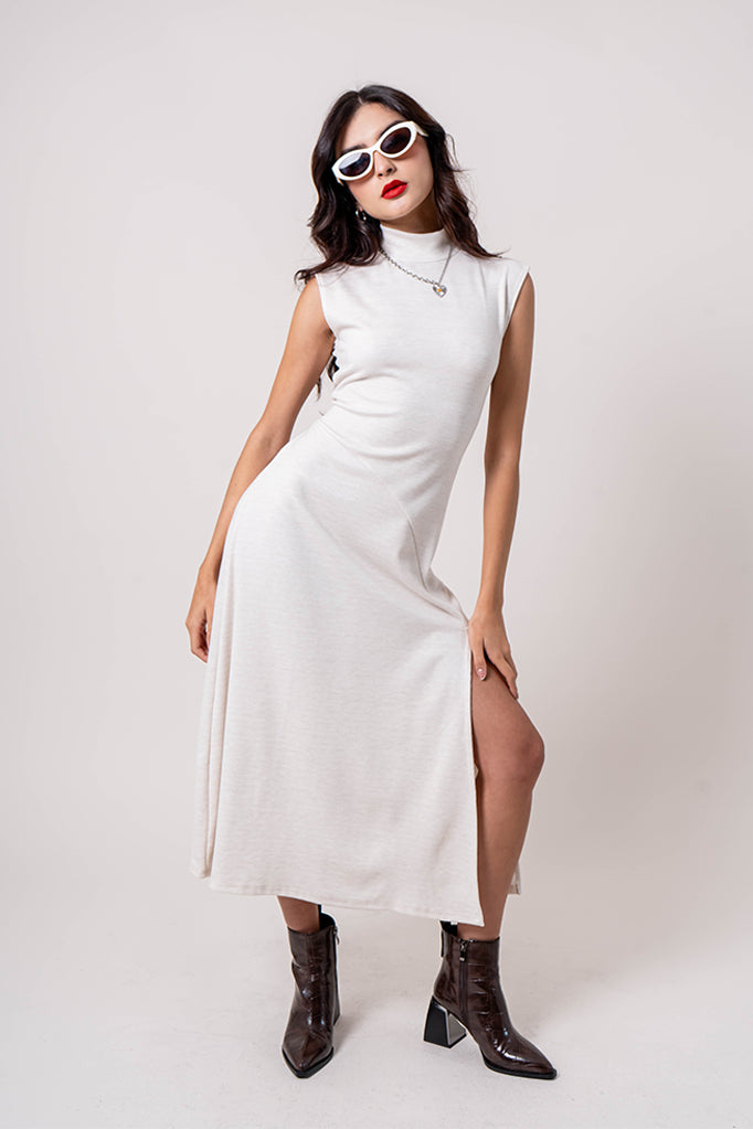 VESTIDO CUELLO ALTO B-F 8287.