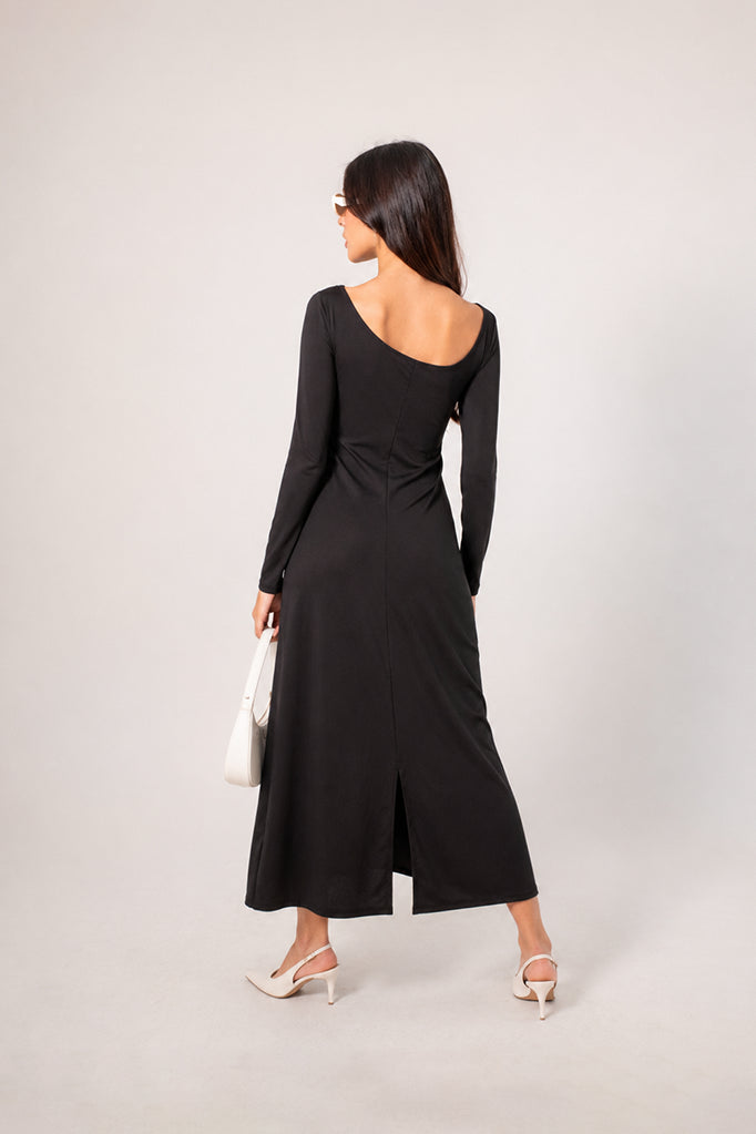 VESTIDO MANGA LARGA B-M 7469.