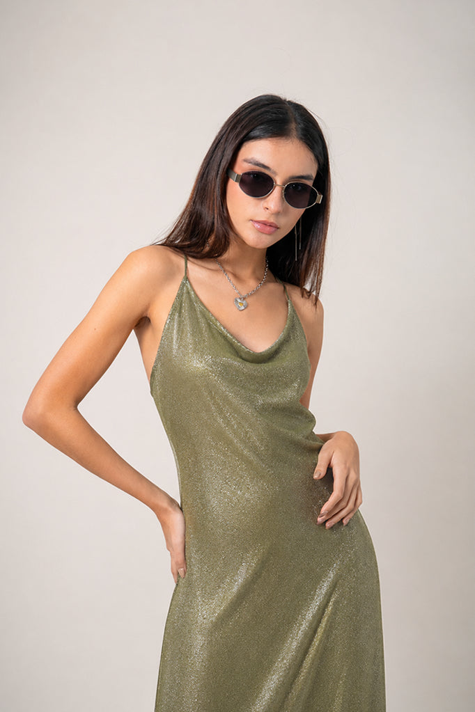 VESTIDO MIDI MESH R-C 7574.