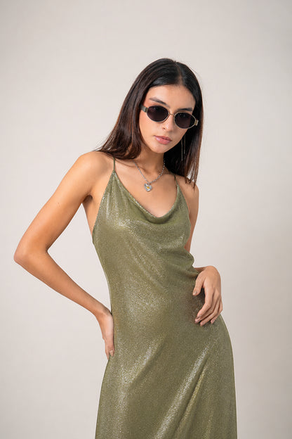 VESTIDO MIDI MESH R-C 7574.