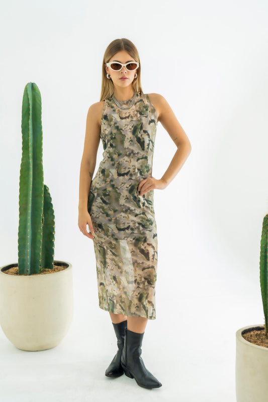 BH VESTIDO MIDI MESH 7579