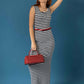 BH VESTIDO MIDI RIB RAYAS 8272