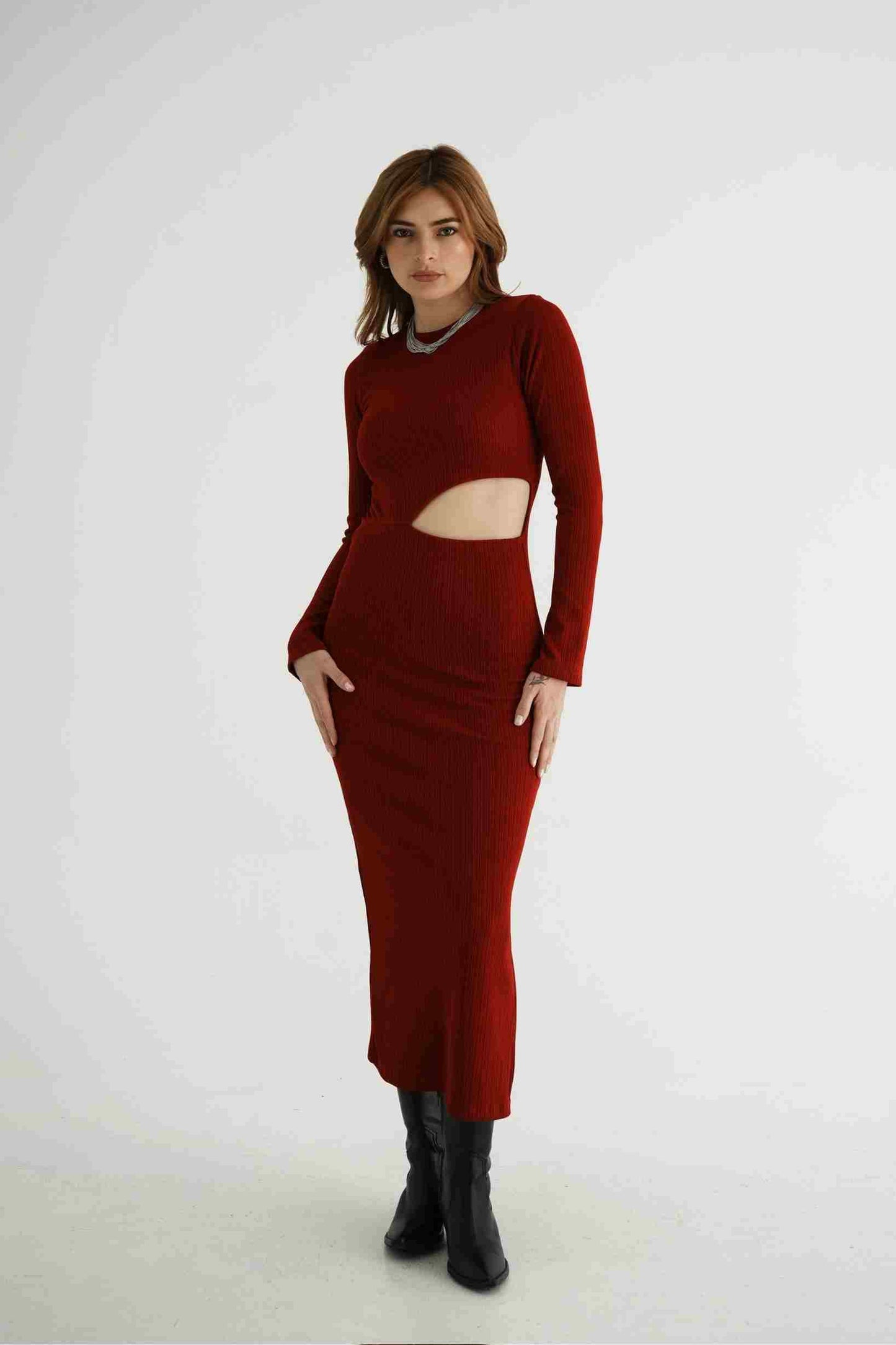 BH VESTIDO SLIM FIT LARGO 7525
