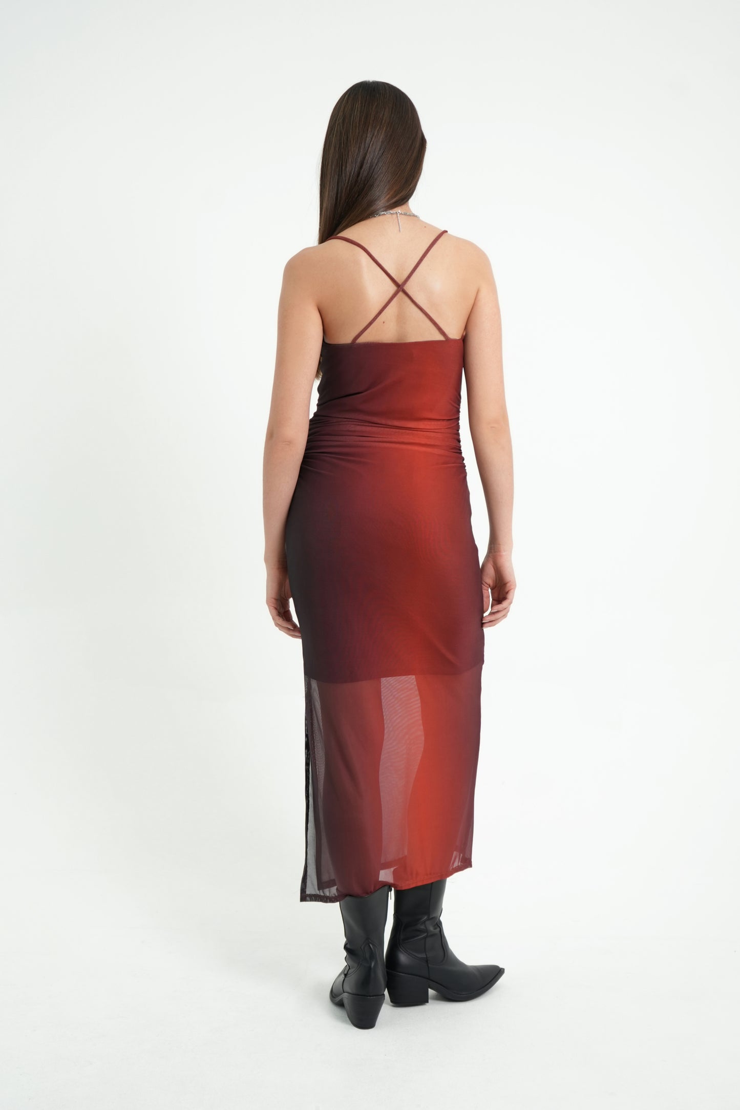 BH VESTIDO SLIM FIT MESH 7243