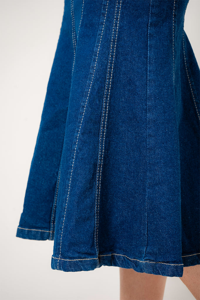 FALDA LARGA DENIM G-M 8300