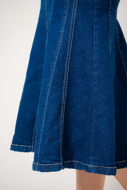 FALDA LARGA DENIM G-M 8300