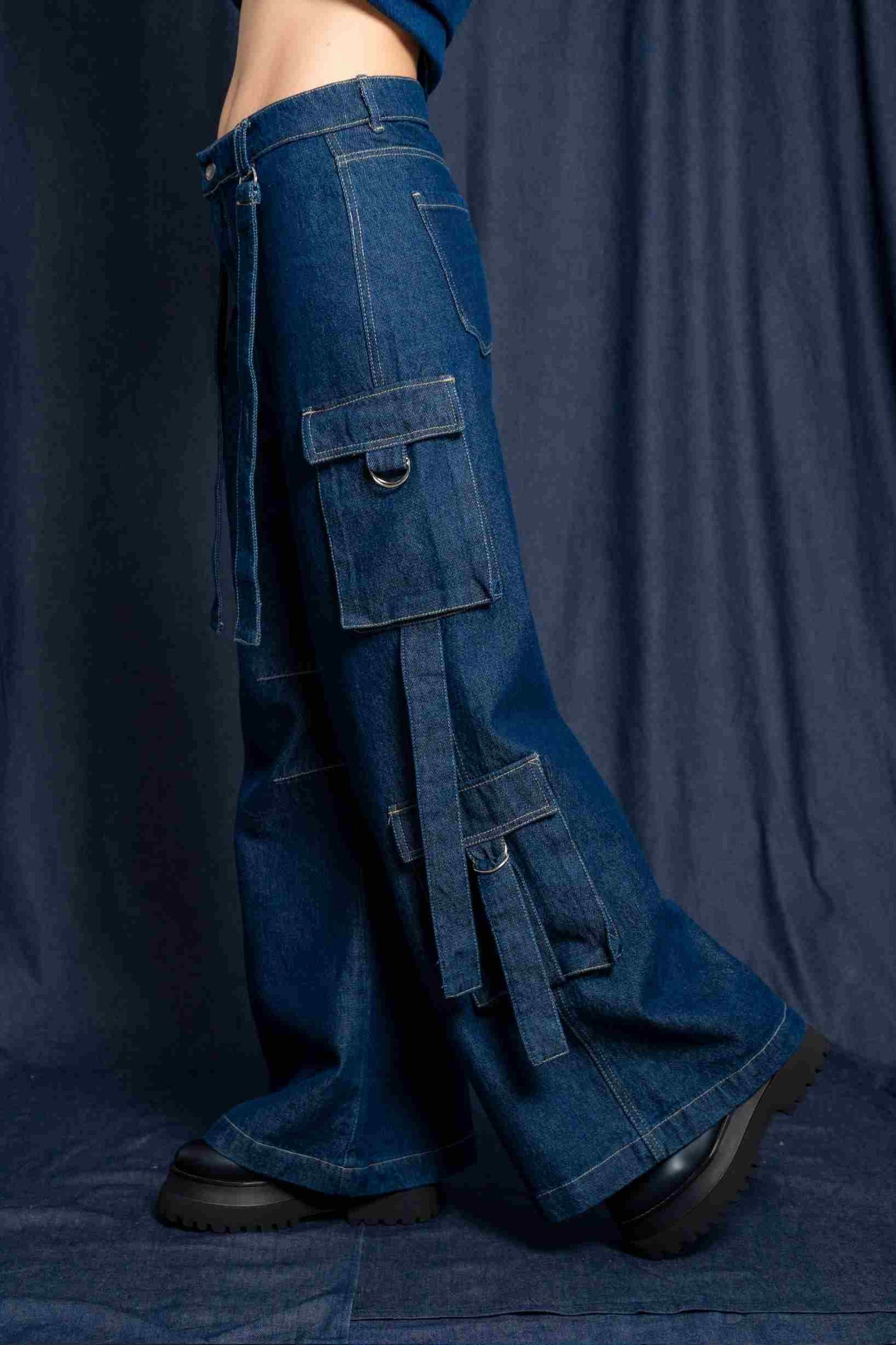 JEANS BAGGY CARGO R-M 7436.