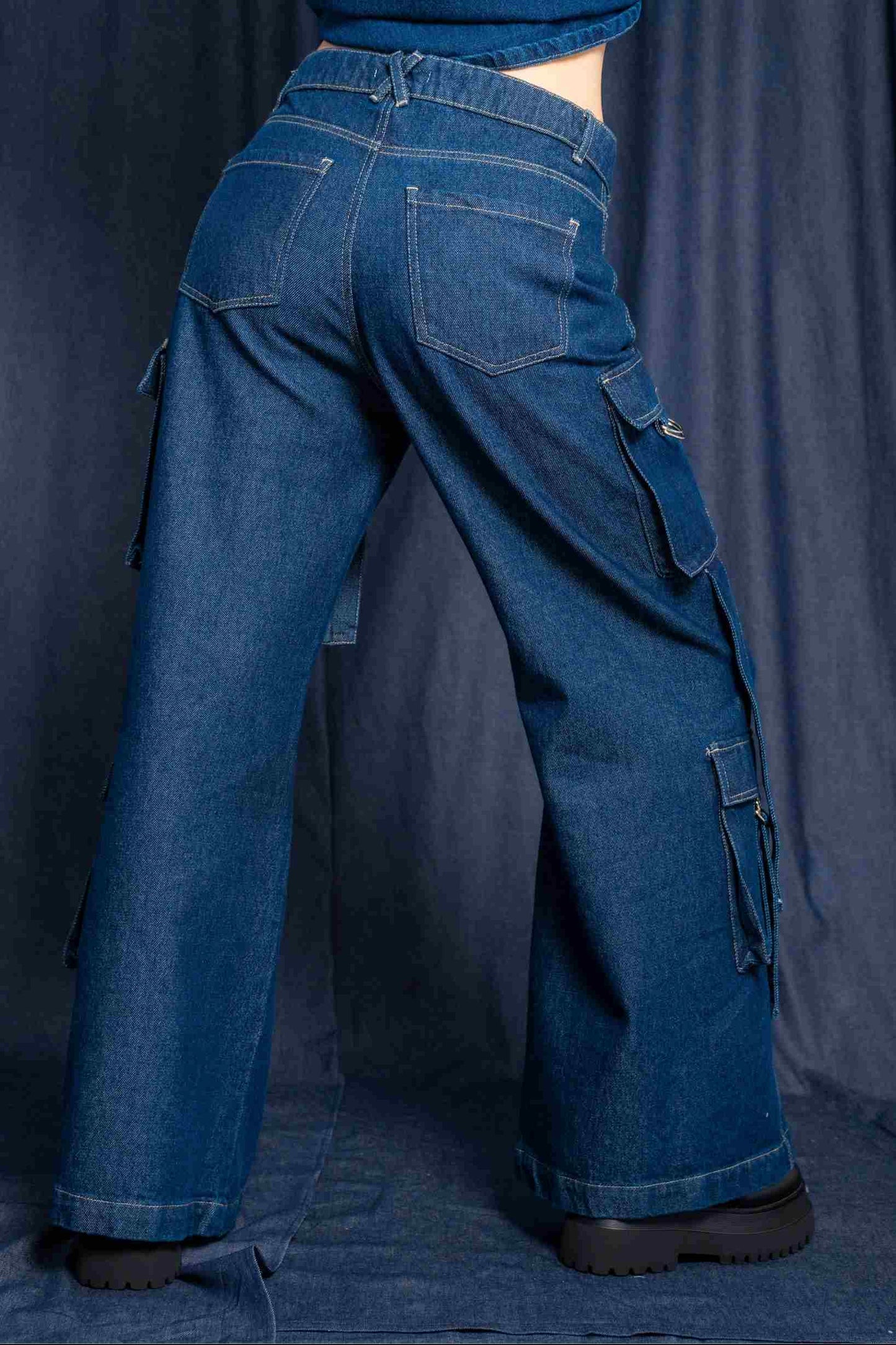 JEANS BAGGY CARGO R-M 7436.