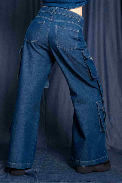 JEANS BAGGY CARGO R-M 7436.