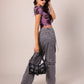 JEANS WIDE LEG CARGO R-M 8481.
