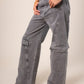 JEANS WIDE LEG CARGO R-M 8481.