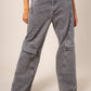 JEANS WIDE LEG CARGO R-M 8481.