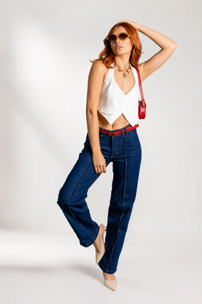 BHV JEANS WIDE LEG CONFORT 8353