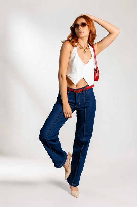 BHV JEANS WIDE LEG CONFORT 8353