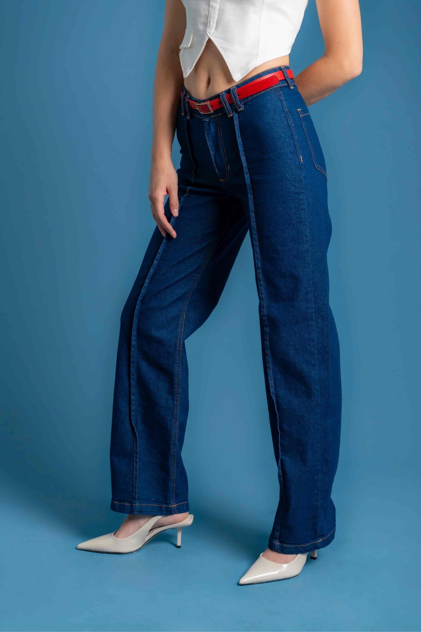 BHV JEANS WIDE LEG CONFORT 8353