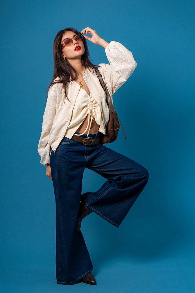 JEANS WIDE LEG G-M 7629