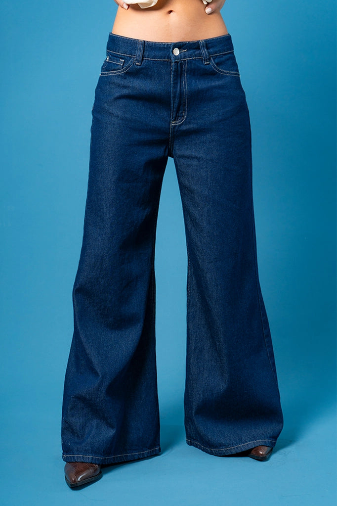 JEANS WIDE LEG G-M 7629