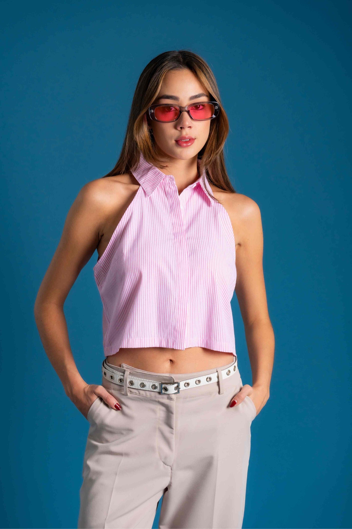 BH CAMISA HALTER 8096