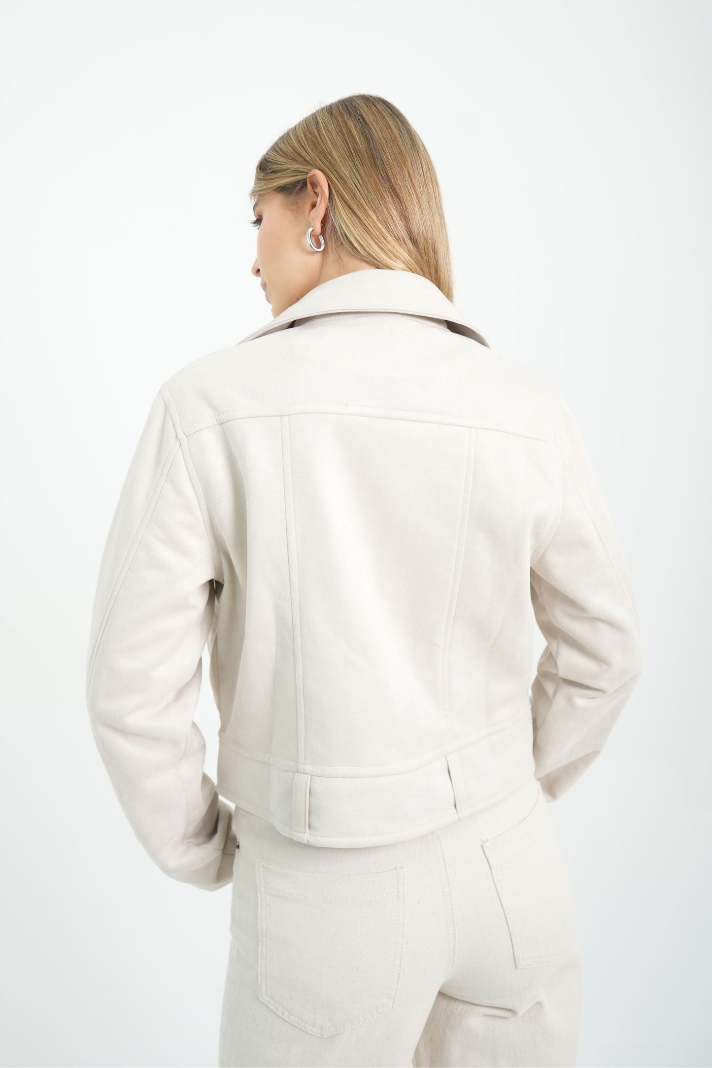 BH CHAQUETA BIKER EFECTO GAMUZADO 6855