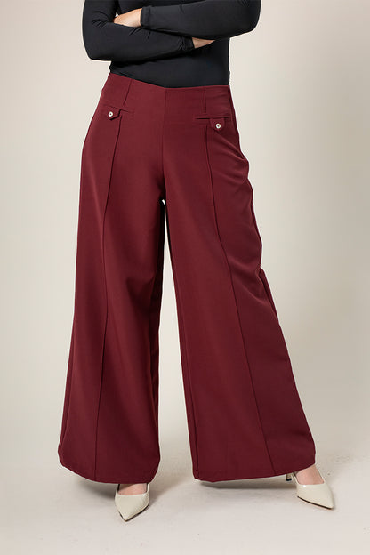 PANTALÓN PALAZZO VESTIR B-F 7647.
