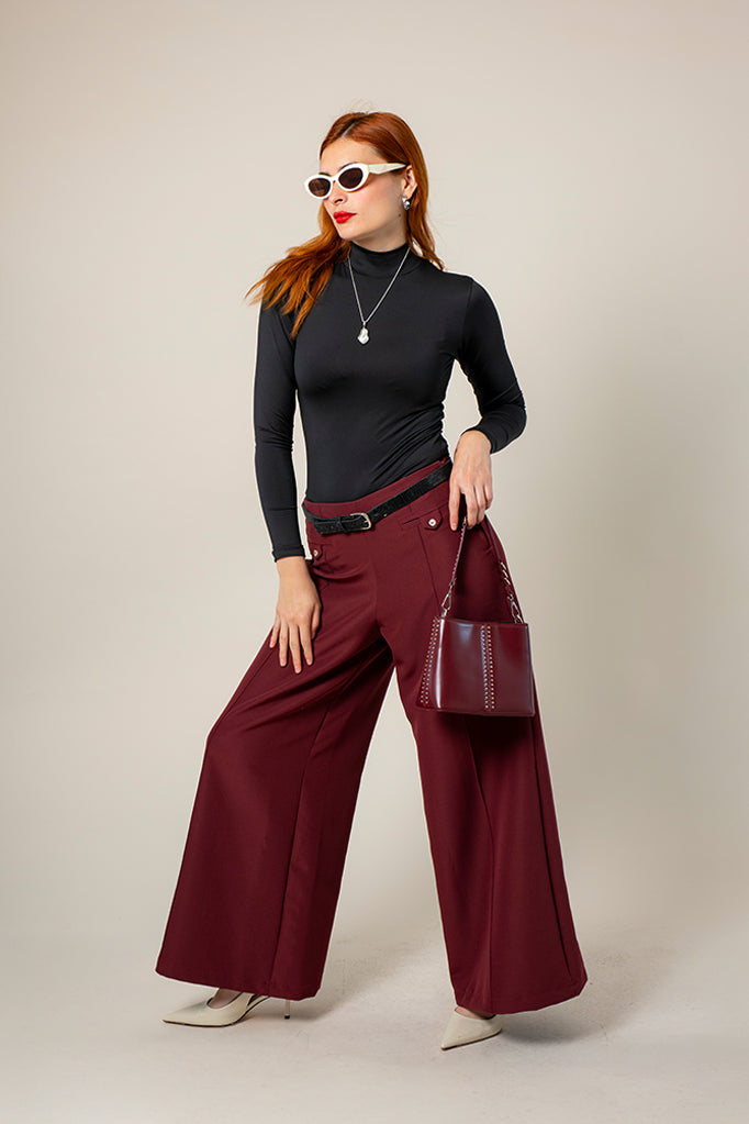 PANTALÓN PALAZZO VESTIR B-F 7647.