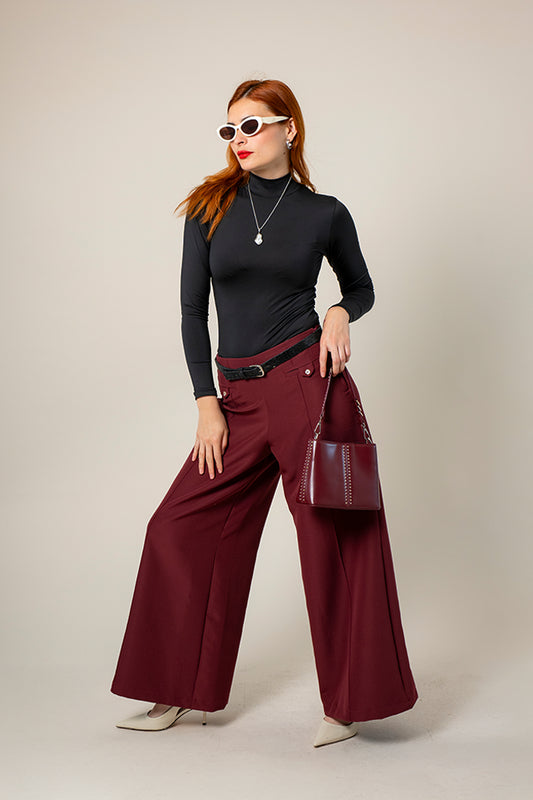 PANTALÓN PALAZZO VESTIR B-F 7647.