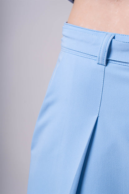 PANTALON WIDE LEG CINTURON B-C 7482