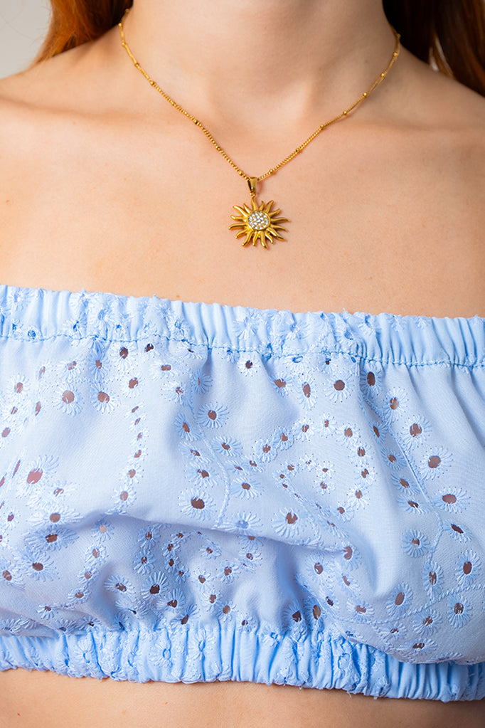 TOP CROP BORDADO E-C 8232