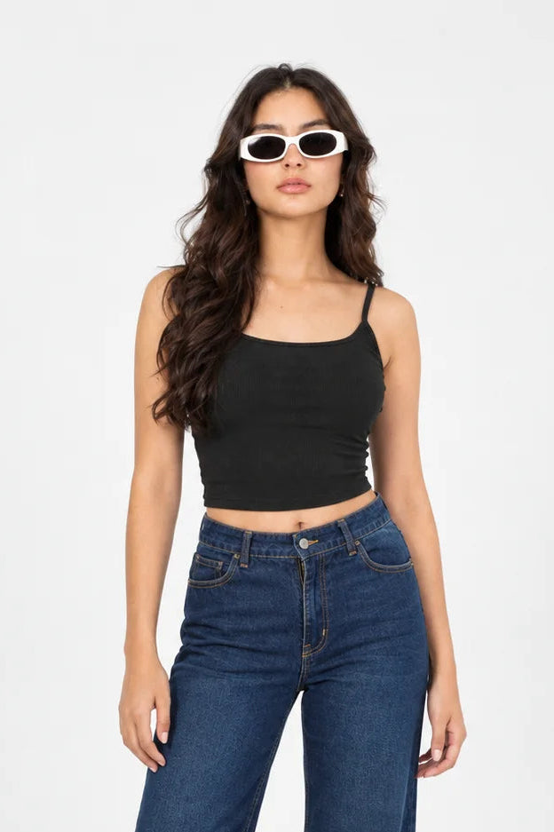 BH TOP CROP RIB TIRANTES 6701